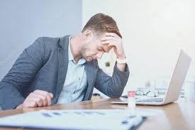 man working at a computer